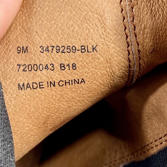 Frye Anna Black Leather Chelsea Ankle Boots 3479259 Womens 9M - Picture 8 of 8